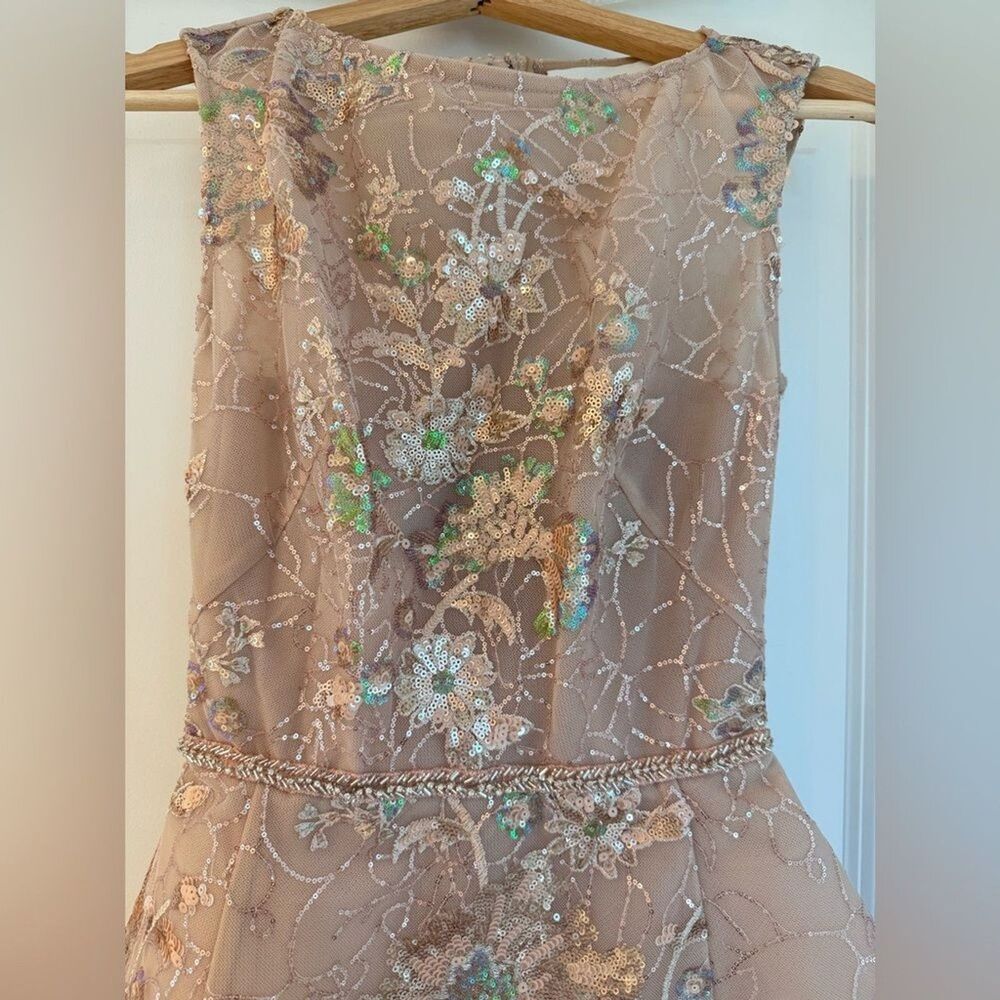 NWOT BRONX AND BANCO Violet Mini Dress in Gold Sequin, size XS - Picture 4 of 15